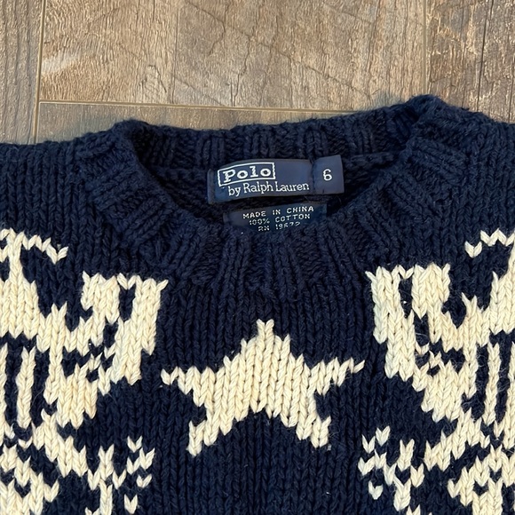 Vintage Polo by Ralph Lauren cotton sweater - Picture 2 of 4